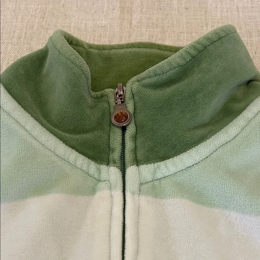 Burton Jacket Men’s Green Velour Full-Zip Retro Outdoor Snow - Picture 3 of 10